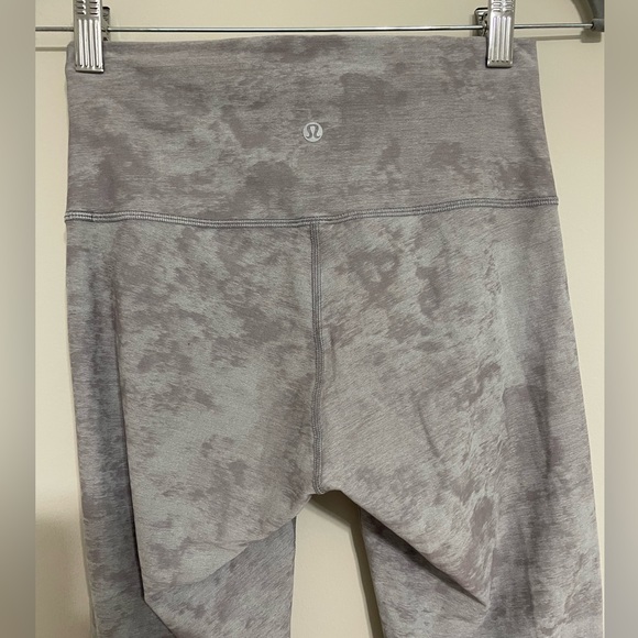 Lululemon Wunder Train Tights 6 Tactile Jacquard Lunar Rock Delicate Mint - Picture 7 of 11